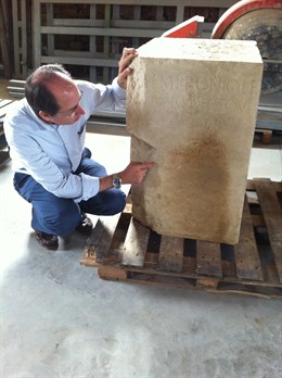 Javier Andreu, director de la excavación
