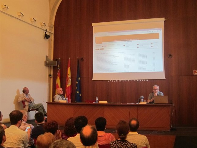 Ramón Ferrer, Albert Hauf y Josep Lacreu darante la presentación del CIVAL  