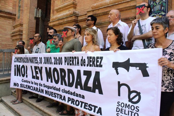 Acto contra la "Ley Mordaza"