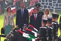 Peña Nieto da la bienvenida a los Reyes de España poniendo en valor la amistad entre ambos países