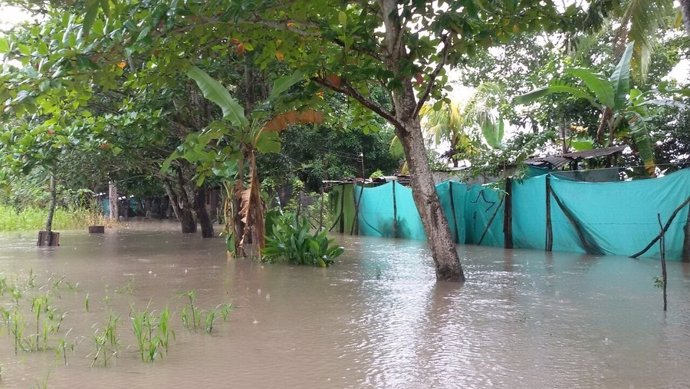 Inundación Colombia temporal lluvias