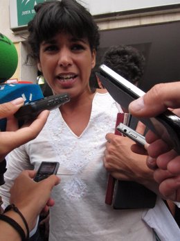 Teresa Rodríguez, secretaria general de Podemos en Andalucía