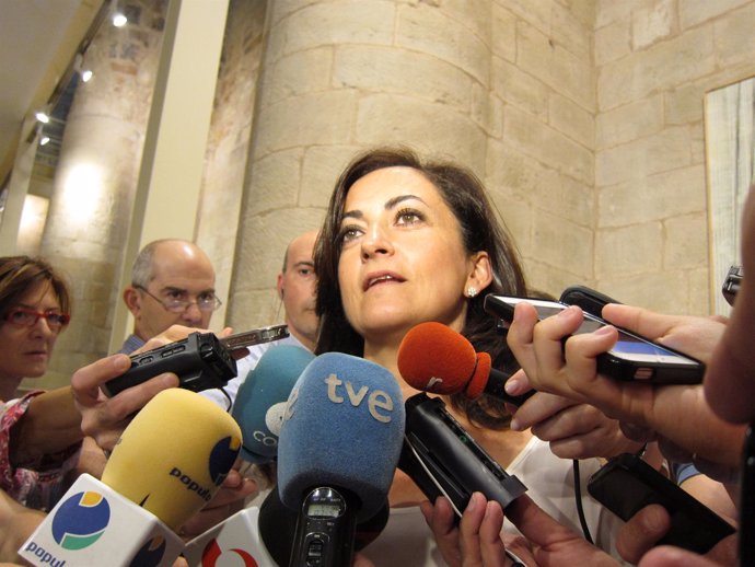 Concha Andreu, portavoz del Grupo Parlamentario Socialista de La rioja