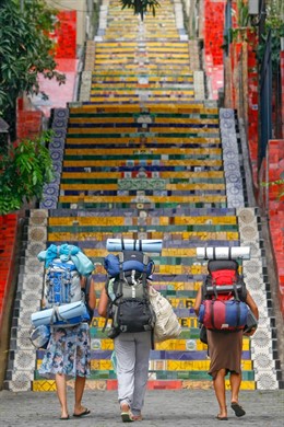 Escalera de Selarón en Rio de Janeiro (Brasil)
