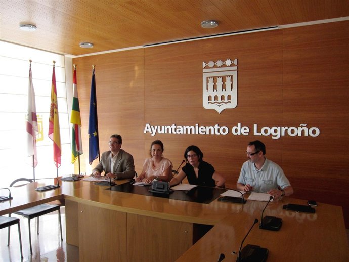 San Martín, Arráiz, Manso de Zúñiga y Antoñanzas, en la rueda de prensa