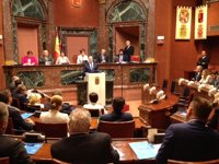 Pedro Antonio Sánchez, investido presidente de la Región de Murcia con el apoyo de PP y C's