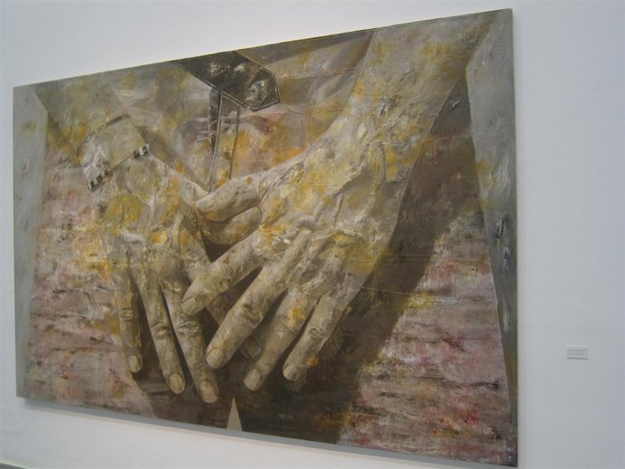 Un autorretrato de Horacio López y su obra preferida de la exposición