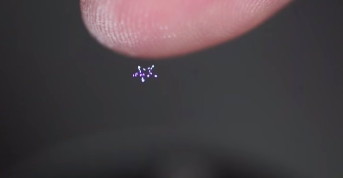 Crean el primer holograma de plasma que se puede tocar