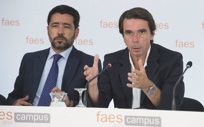 Presentación del Informe FAES sobre Desigualdad.José María Aznar, Miguel Marín, 