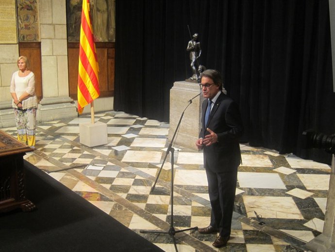 El presidente de la Generalitat, Artur Mas