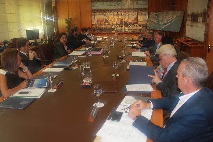 Consejo de administración del puerto de Huelva julio de 2015.