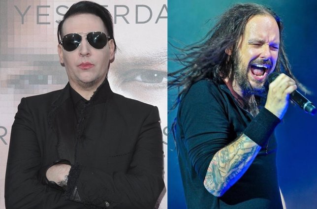 Marilyn Manson y Jonathan Davis
