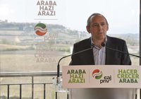 González (PNV) gobernará Álava desde el "acuerdo"