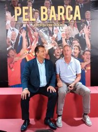 Laporta: "Que Cruyff me dé su firma ayuda mucho"