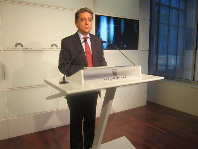 El portavoz del PP en el Parlament, Enric Millo. 