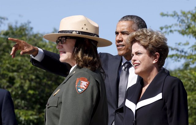 Obama y Rousseff en Washington