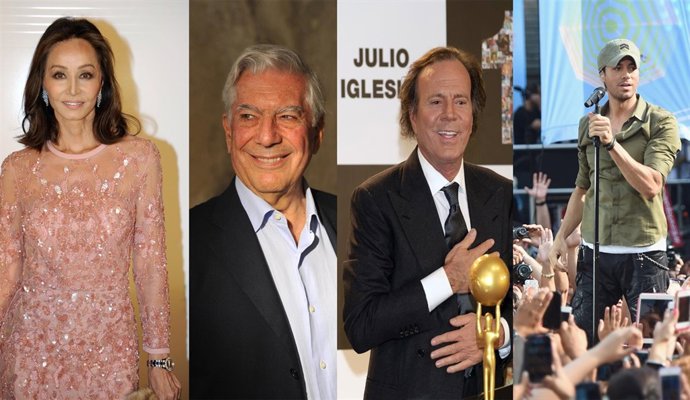 Preysler, Iglesias, Vargas Llosa, protagonistas