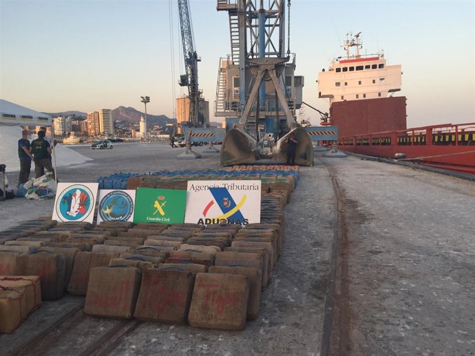 Imagen de la droga interceptada