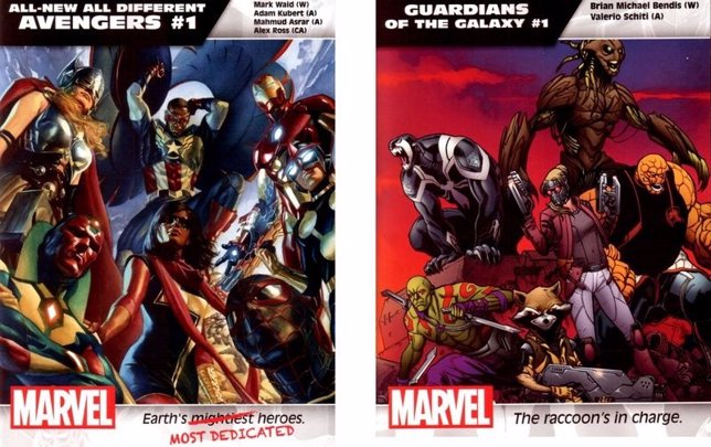 Supuestas portadas filtradas de Marvel