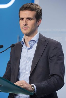 Pablo Casado, tras el Comité de Dirección