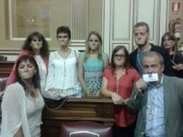 Podemos protesta contra la ley 'mordaza'