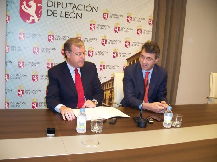 El alcalde de León y el presidente de la Diputación provincial