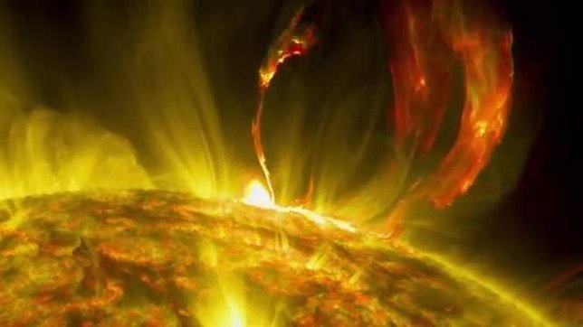 Erupción solar convertida en CME