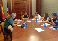 Palmer traslada a Hila que Playa de Palma es uno de los núcleos de atención prioritarios para la seguridad 