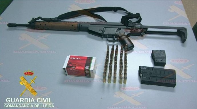 Arrestan en Lleida por tráfico de armas a dos personas