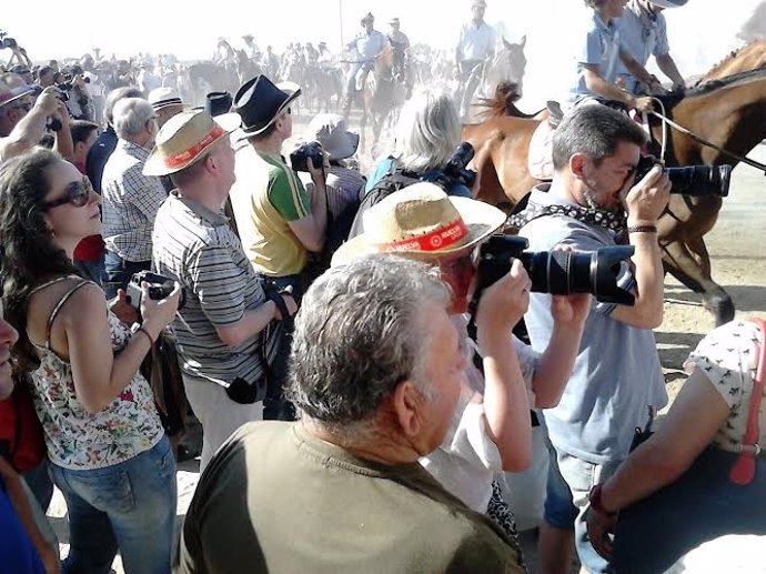 Periodistas alemanes visitan Doñana.