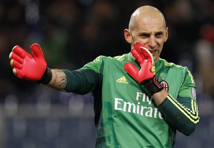 Abbiati, portero del AC Milan
