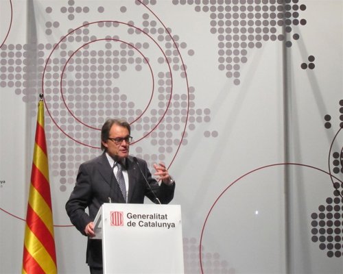 El presidente de la Generalitat, Artur Mas