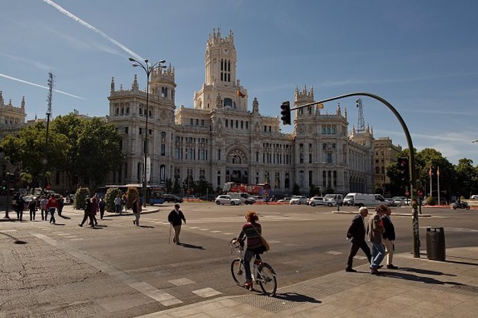 Plaza de Cibeles, Madrid.