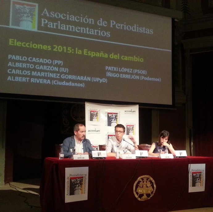 Iñigo Errejón, secretario de Política de Podemos