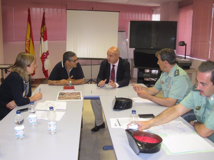 Reunión de la Junta Provincial de Tráfico sobre la situación en Cabezón