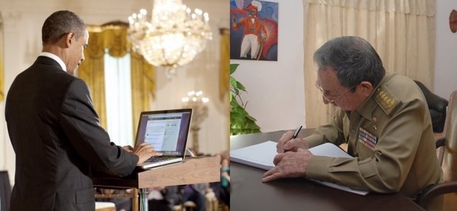 Obama y Castro escriben cartas