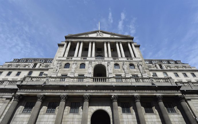 Imagen del Banco de Inglaterra en la ciudad de Londres