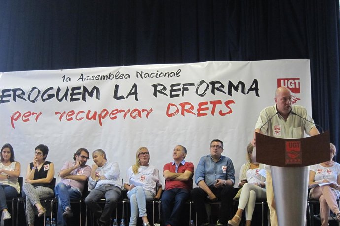 El secretario general de UGT de Catalunya, Josep Maria Àlvarez