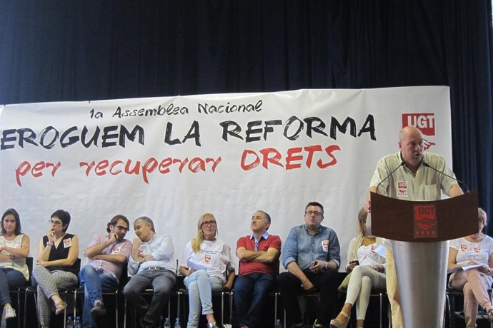 El secretario general de UGT de Catalunya, Josep Maria Àlvarez