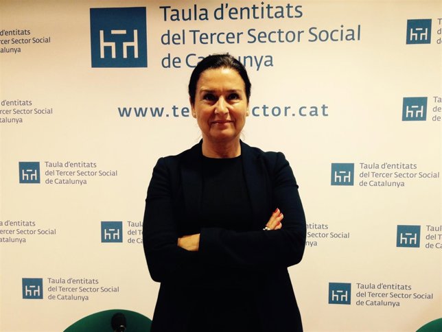 La presidenta de la Taula d'Entitats del Tercer Sector, Àngels Guiteras