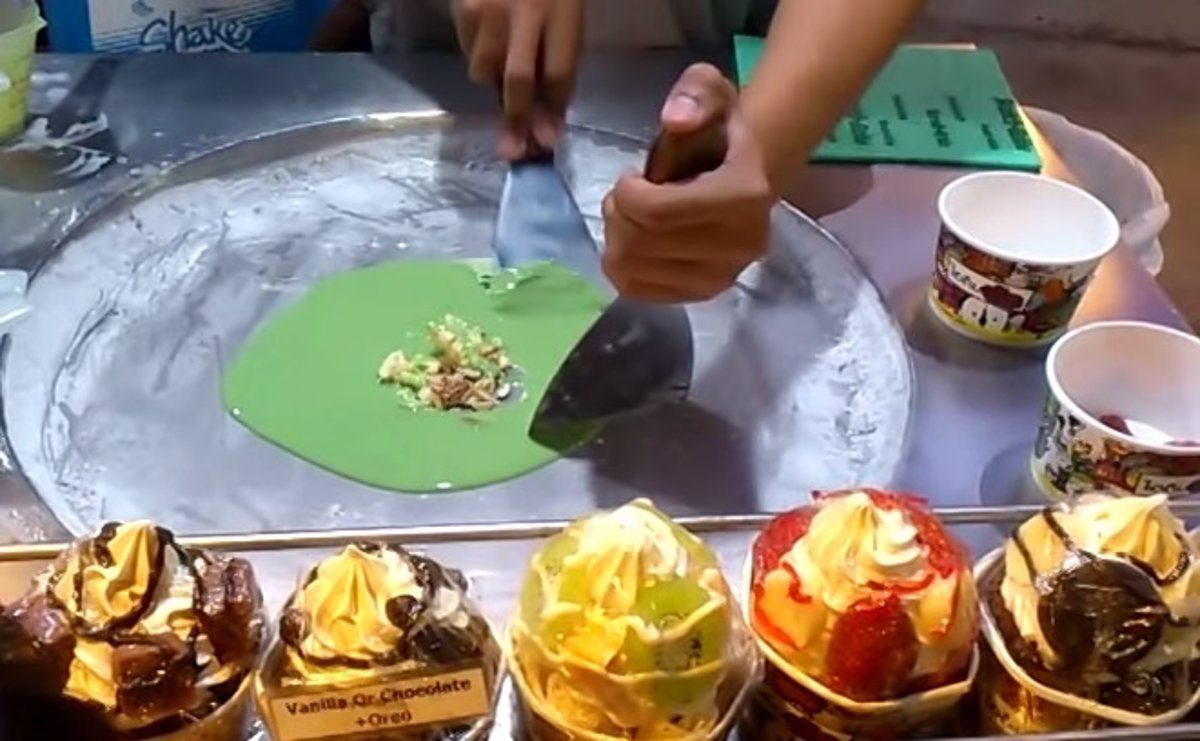 Galleta representación veneno Helado frito a la plancha: El helado artesanal más viral de las redes  sociales