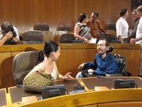 Podemos pide concretar las palabras de Lambán en "hechos" y avisa que estarán "vigilando"