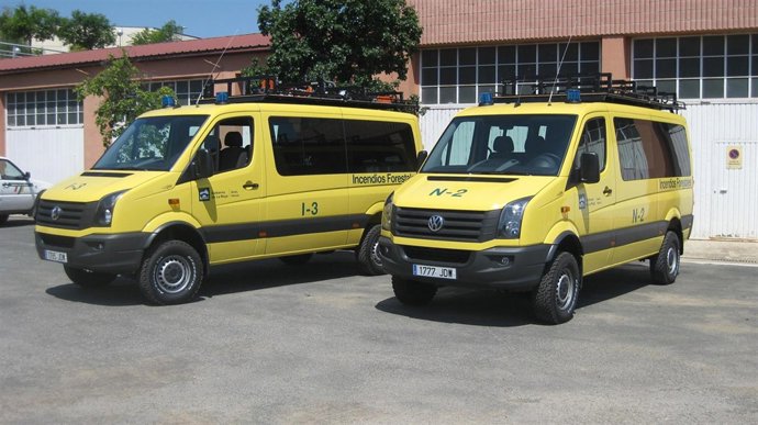 Nuevas furgonetas de retenes de incendios