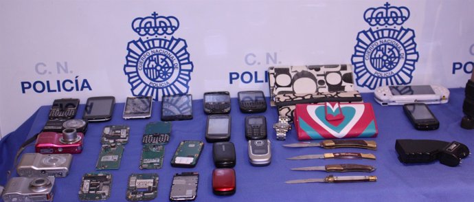 Efectos robados en Mallorca