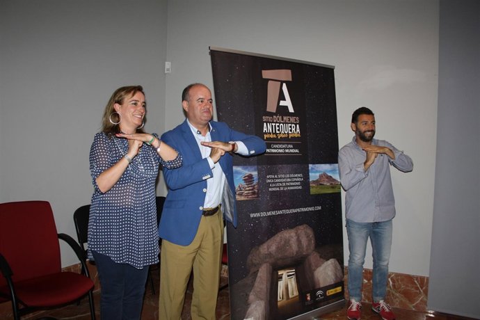 Presentación de la campaña de promoción dólmenes de Antequera patrimonio unesco 