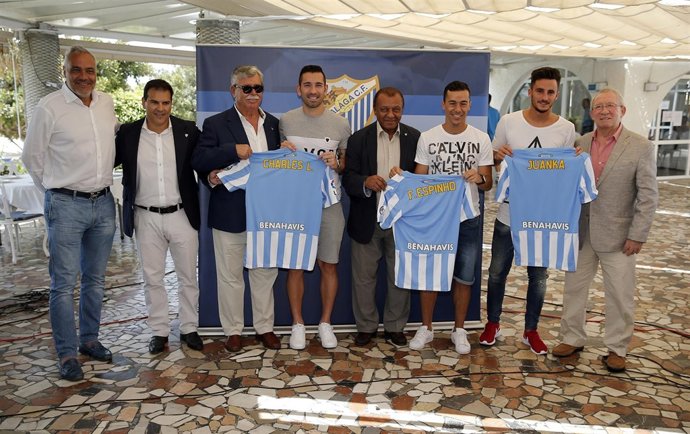 Charles, Espinho y Juan Carlos se presentan con el Málaga 