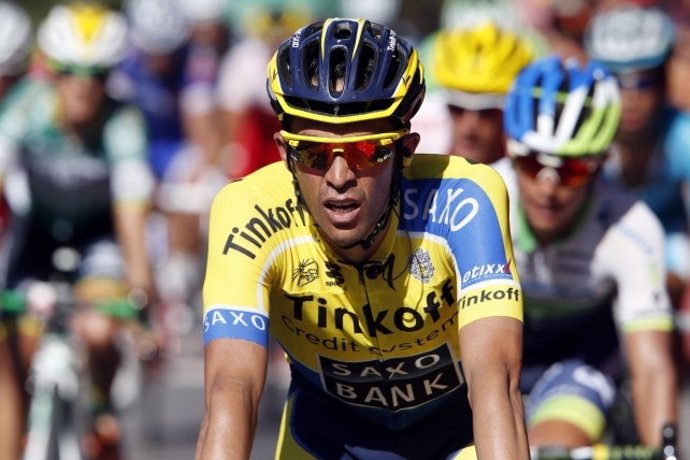 Alberto Contador en competición