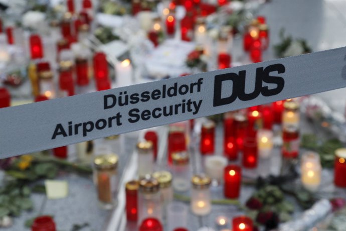 Homenaje a las víctimas de Germanwings
