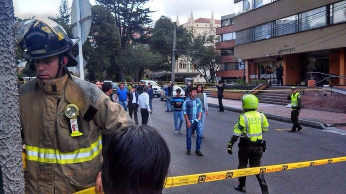 Tres heridos en un ataque a la policía en Bogotá, Colombia