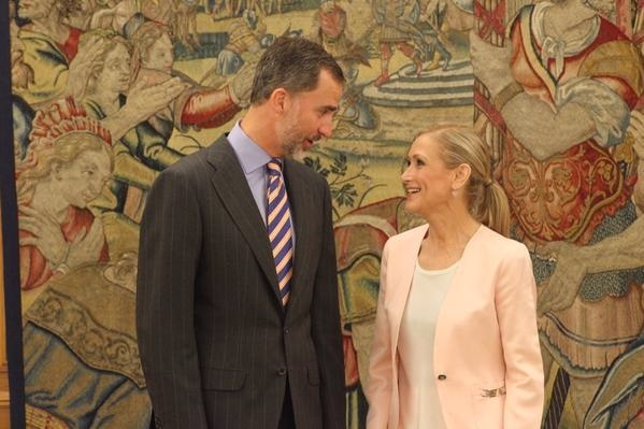 El Rey recibe a Cristina Cifuentes